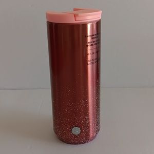 Starbucks shimmery pink vacuum insulated tumbler 12fl oz